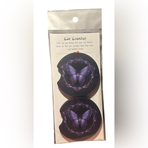 Butterfly Car Coasters - Picture 1 of 1